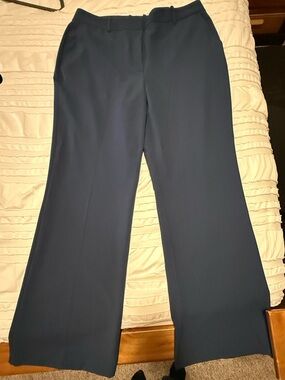 Worthington Blue Wide-Leg Dress Pants